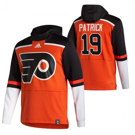 Mænd Philadelphia Flyers Nolan Patrick 19 2020-21 Reverse Retro Pullover Hooded Sweatshirt